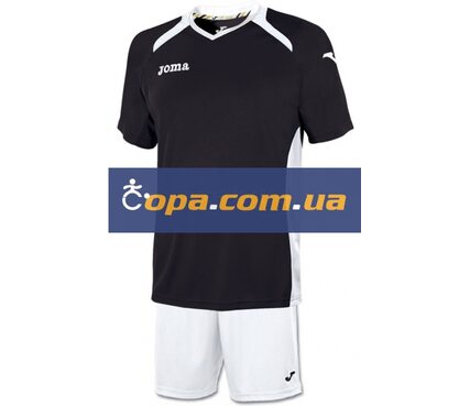 Футбольная игровая форма Joma Champion II (черно-белая) Футбольная игровая форма Joma Champion II (черно-белая)