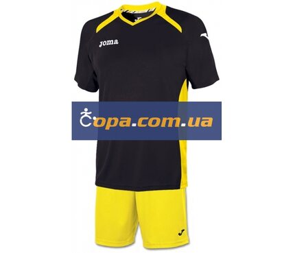 Футбольная игровая форма Joma Champion II (черно-желтая) Футбольная игровая форма Joma Champion II (черно-желтая)