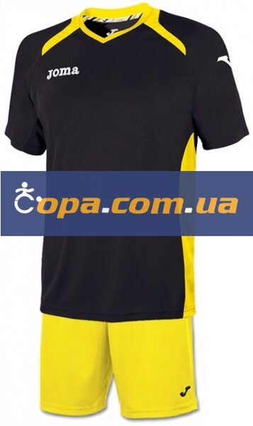 Купить Футбольная игровая форма Joma Champion II (черно-желтая) - оригинал, гарантия Купить Футбольная игровая форма Joma Champion II (черно-желтая) - оригинал, гарантия