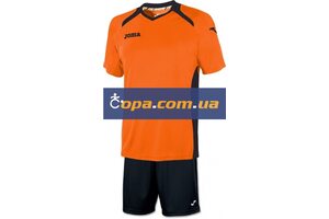 Футбольная игровая форма Joma Champion II (черно-оранжевая) Футбольная игровая форма Joma Champion II (черно-оранжевая)