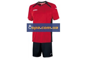 Футбольная игровая форма Joma Champion II (красно-черная) Футбольная игровая форма Joma Champion II (красно-черная)