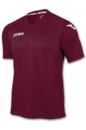 Купити Ігрова футболка Joma Fit One в бордовому кольорі оригінал, гарантія Купити Ігрова футболка Joma Fit One в бордовому кольорі оригінал, гарантія