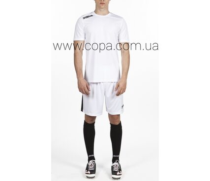 Joma Victory - футбольная форма в бело-черном цвете Joma Victory - футбольная форма в бело-черном цвете