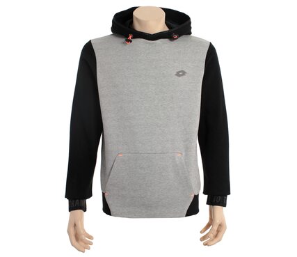 Реглан Lotto R7127 SWEAT BRYAN FL HD MEL DK GREY/BLACK