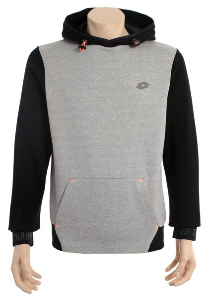 Купить Реглан Lotto R7127 SWEAT BRYAN FL HD MEL DK GREY/BLACK - оригинал, гарантия