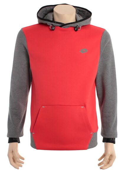 Купить Реглан Lotto R7129 SWEAT BRYAN FL HD RED POPPY/MELANGE GRAPHITE - оригинал, гарантия