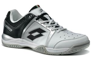 Кроссовки теннисные Lotto R8077 T-TOUR VI 600 WHITE/BLACK