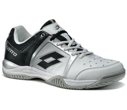 Кроссовки теннисные Lotto R8077 T-TOUR VI 600 WHITE/BLACK