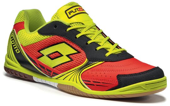 Купить Футзалки Lotto TACTO 500 ID R8174 RED WARM/YELLOW SAFETY - оригинал, гарантия