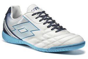 Обувь для зала Lotto SPIDER XI ID R8207 WHITE/BLUE BOMBAY