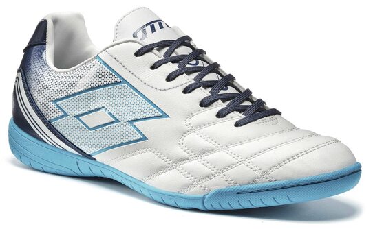 Купить Обувь для зала Lotto SPIDER XI ID R8207 WHITE/BLUE BOMBAY - оригинал, гарантия
