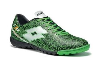 Детские сороконожки Lotto LZG VII 700 TF JR R8279 BLACK/MINT FLUO