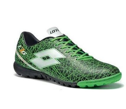 Детские сороконожки Lotto LZG VII 700 TF JR R8279 BLACK/MINT FLUO