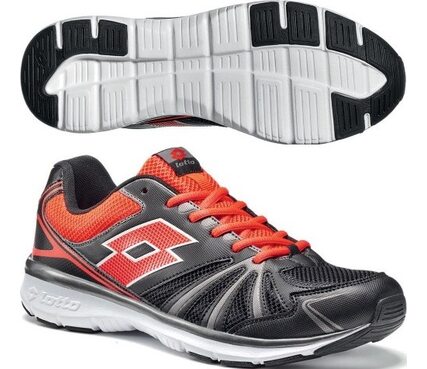 Кроссовки Lotto R8443 FLYZONE VI BLACK/RED WARM