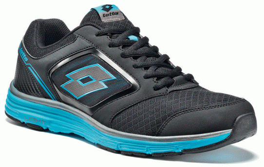 Купить Кроссовки Lotto R8468 EVERIDE AMF BLACK/BLUE BOMBAY - оригинал, гарантия