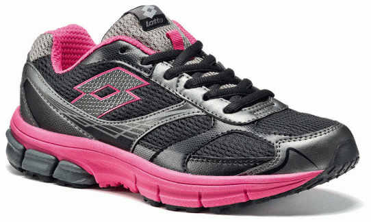 Купить Женские кроссовки Lotto R8517 ZENITH VI W BLACK/PINK BARRY - оригинал, гарантия
