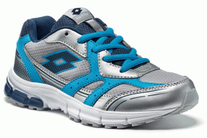 Детские кроссовки Lotto R8546 ZENITH IV JR L SILVER METAL/CYAN