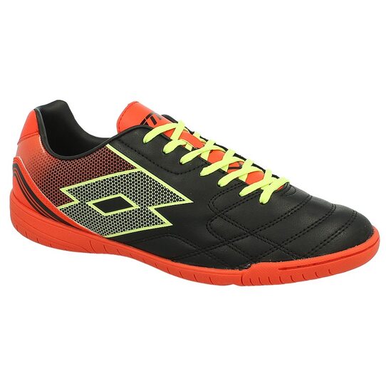 Купить Обувь для зала Lotto SPIDER XI ID R8205 BLACK/YELLOW SAFETY - оригинал, гарантия