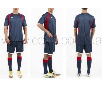 Комплект формы Joma Champion III (т. синий-красный) Комплект формы Joma Champion III (т. синий-красный)