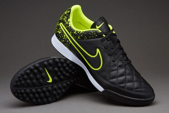 Купить Кожаные сороконожки Nike TIEMPO GENIO LEATHER TF 631284-007 - оригинал, гарантия