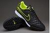 Купить Кожаные сороконожки Nike TIEMPO GENIO LEATHER TF 631284-007 - оригинал, гарантия