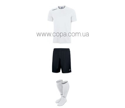 Joma Victory - футбольная форма  в белом цвете