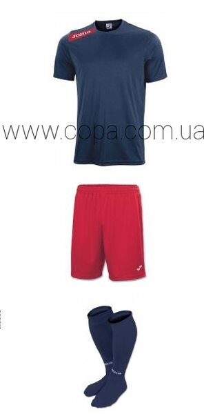 Купить Joma Victory - футбольная форма  в т.синем-красном цвете - оригинал, гарантия
