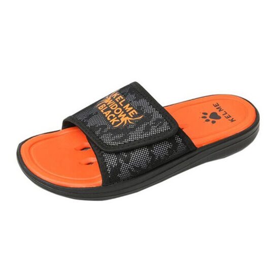 Тапки мужские Kelme черно-оранжевые SLIPPERS 6881300.9003 - оригинал