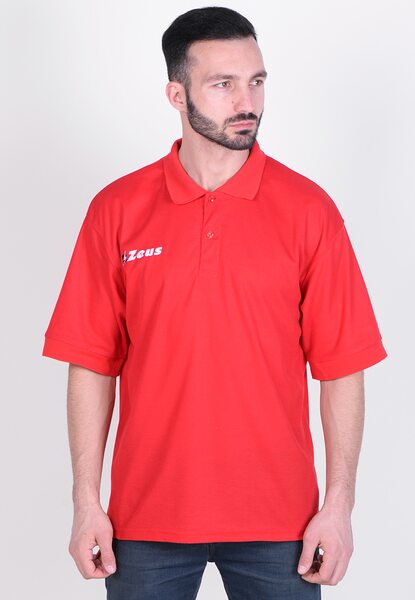 Купить Тенниска Zeus POLO BASIC M/C ROSSO - оригинал, гарантия