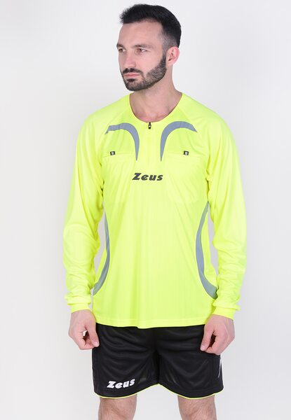 Купить Судейская форма Zeus KIT ARBITRO PRO L/S FLUO - оригинал, гарантия