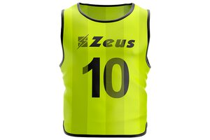 Манишка футбольная (10 шт.) Zeus CASACCA NUMERATA GIAFL