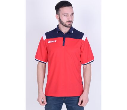 Тенниска Zeus POLO VESUVIO BL/RE