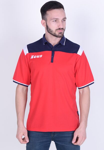 Купить Тенниска Zeus POLO VESUVIO BL/RE - оригинал, гарантия