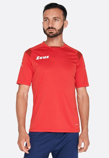 Купить Футболка футбольная Zeus MAGLIA MC MONOLITH ROSSO Z01286 - оригинал, гарантия